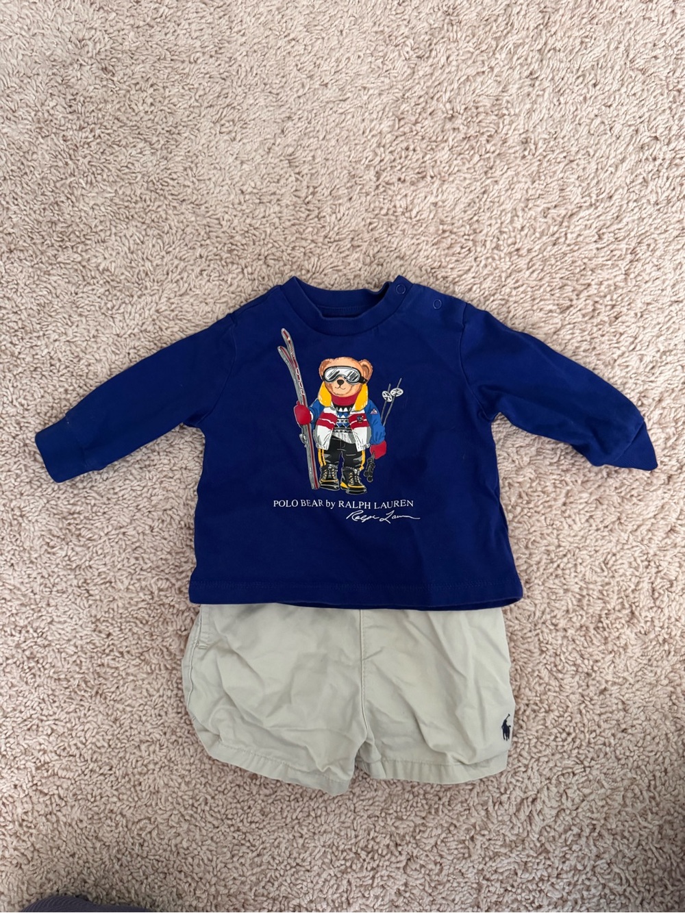 Polo Bear Top and Ralph Lauren Shorts